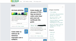 Desktop Screenshot of 5br.com.br